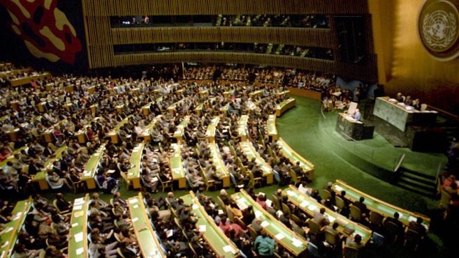 The UN in chamber.