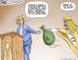 Hillary cartoon