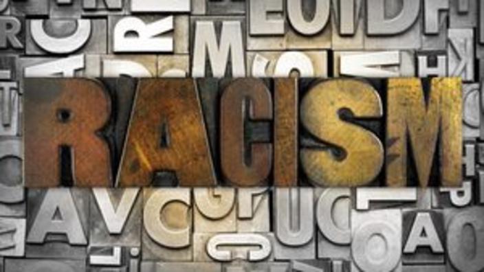 text that says 'racism'