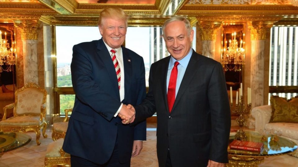 Donald Trump and Prime Minister Netanyahu