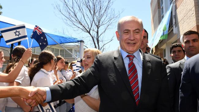 Prime Minister Netanyahu in Australia.