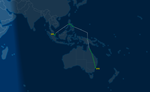 picture of the flight path