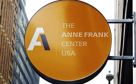 Anne Frank Center sign