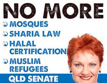 Pauline Hanson publicity poster