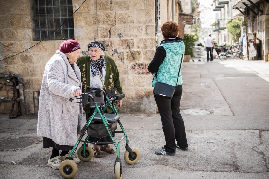 two old ladies in Jerusalem