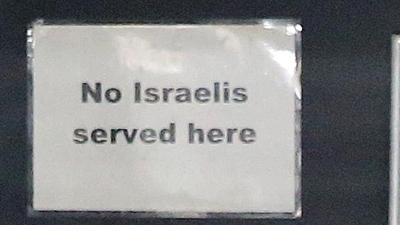 sign in the shop