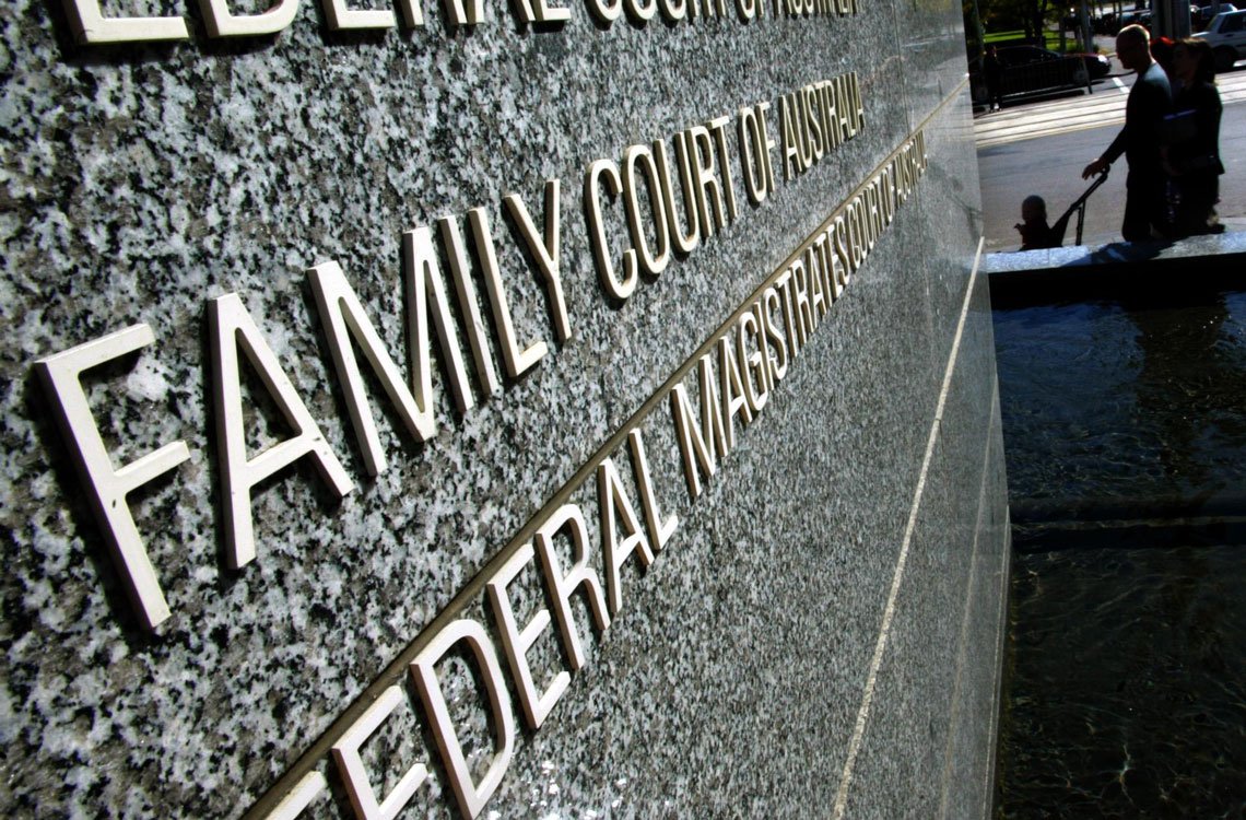 sign outside family court