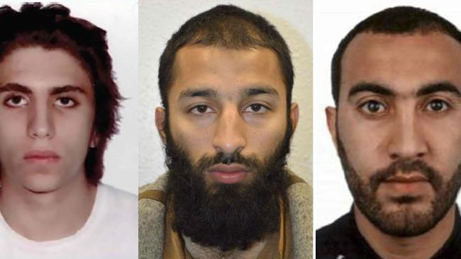 headshots of the three london terrorists