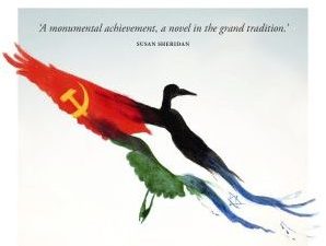 book's cover. a bird with outstretched arms which have israeli, palestinian and russian flags