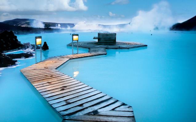 a beautiful lagoon in Iceland