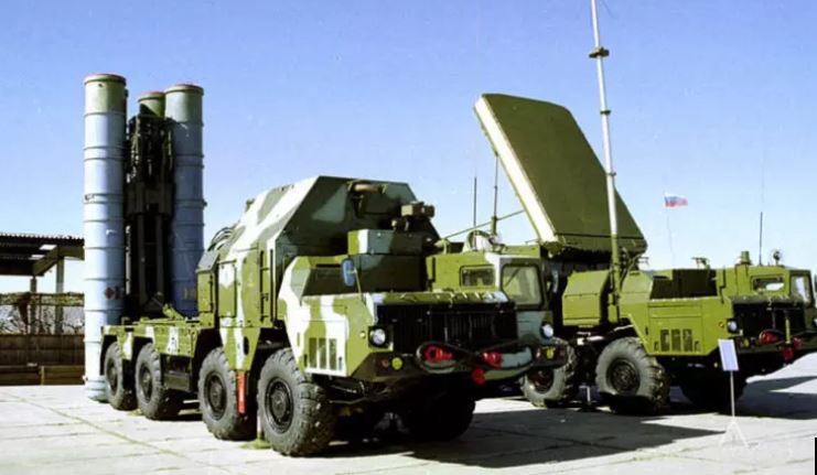 The Russian S-300 anti-aircraft missile system.