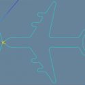 Israel’s El Al airline paid tribute to a retiring Boeing 747 by making its final flight path the shape of the plane