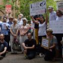 Protesters say no war on Iran
