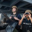 US ship fires 30 warning shots in encounter with Iranian vessels