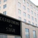 A Swastika was carved into an elevator at State Department headquarters