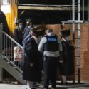 Worshippers to be fined for breaching Covid restrictions after tense stand-off at Ripponlea synagogue